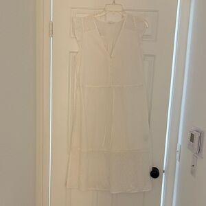 GAP White Eyelet Midi Dress